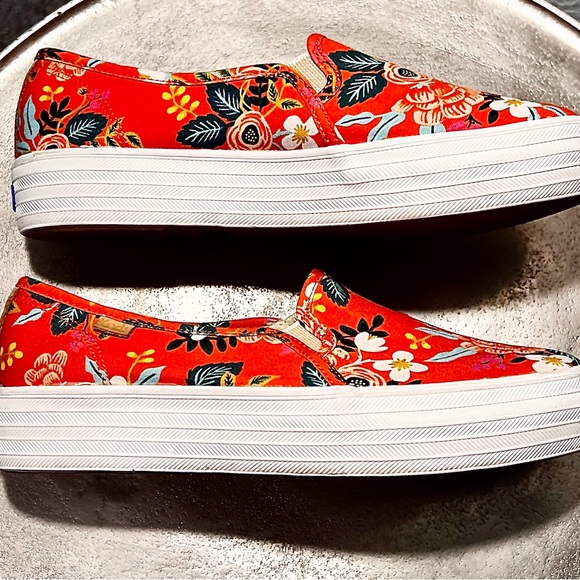 Keds x Rifle Paper Co. Triple
Decker Sneakers - Picture 5 of 12